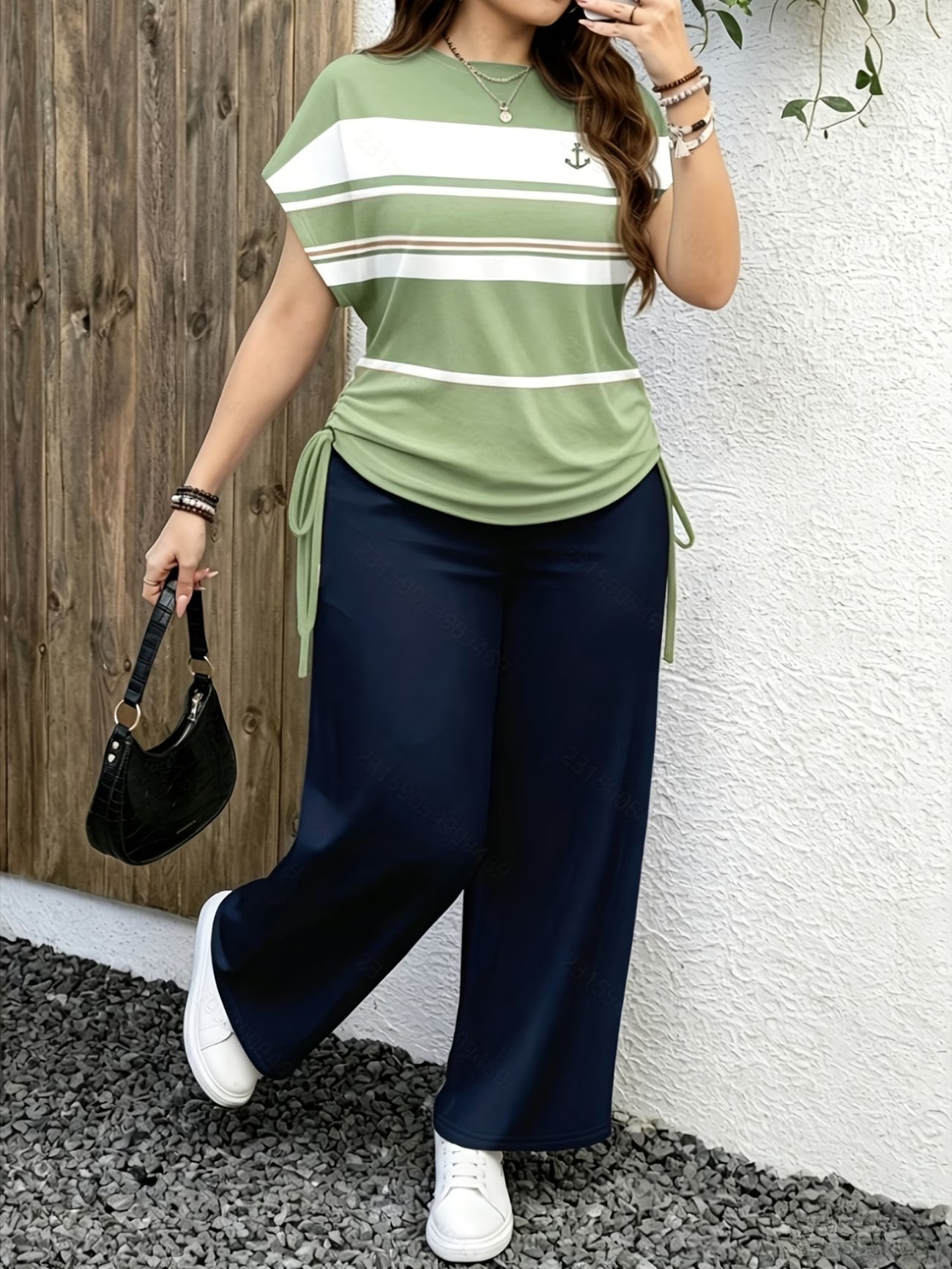 Women's Bow-Detail Two-Piece Set