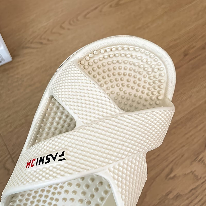 Men's Textured Sole Shower Slides