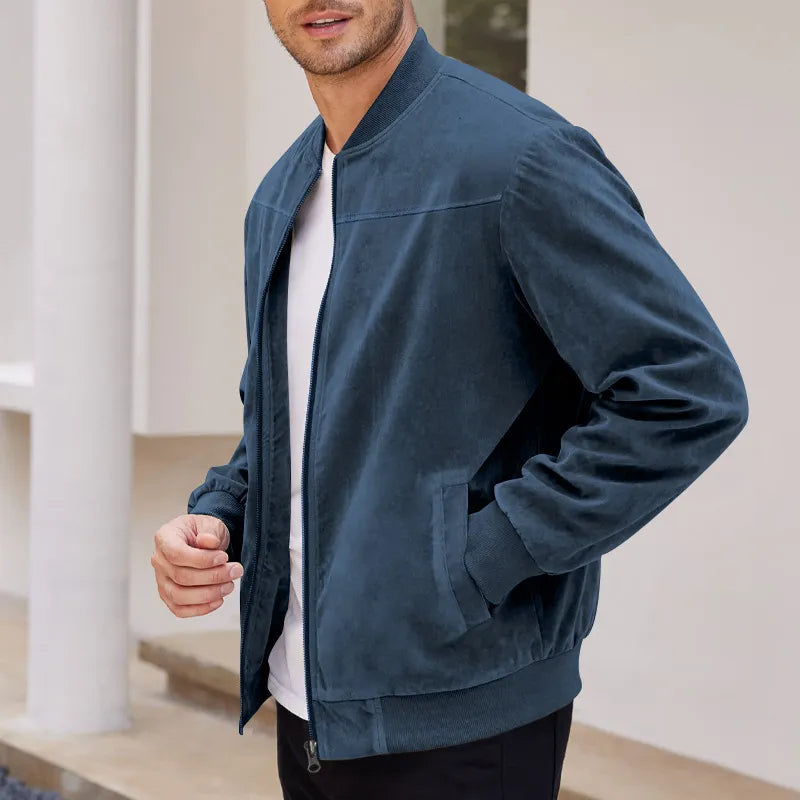 Men’s Vintage Suede Zip Jacket