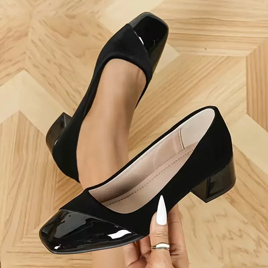 Women’s Square Toe Comfort High Heels