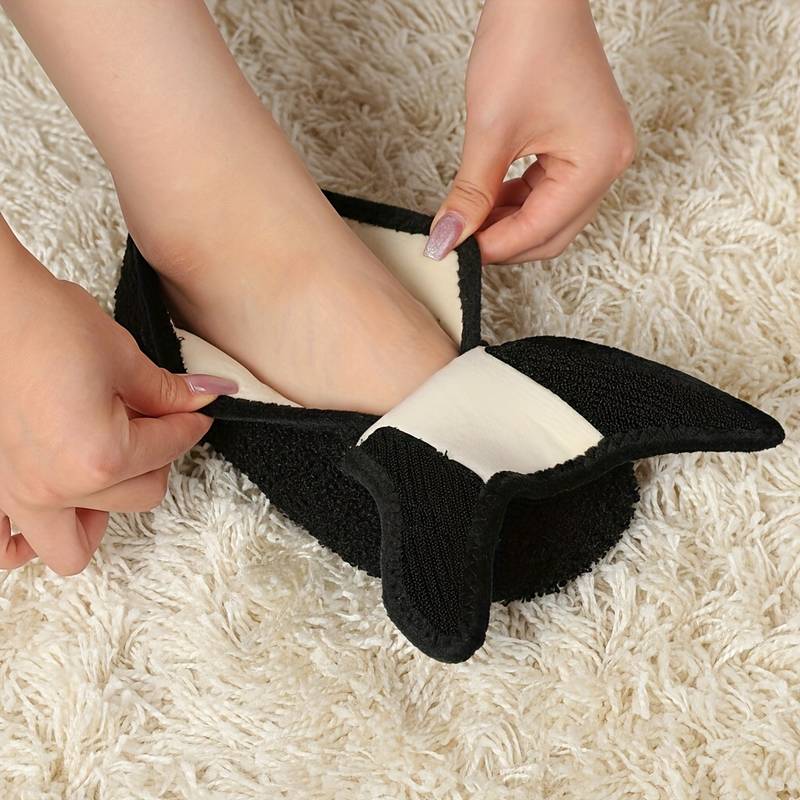 Women’s Wide Fit Adjustable Warm House Slippers