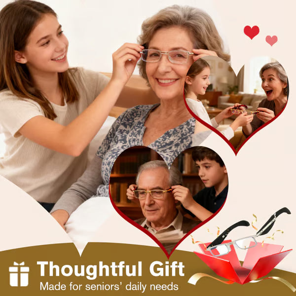 Compact Foldable Reading Glasses with Case