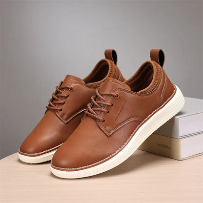 Men's Woven Brogue Lace Up Trainers