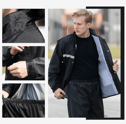 Unisex Hooded Outdoor Rain Suit