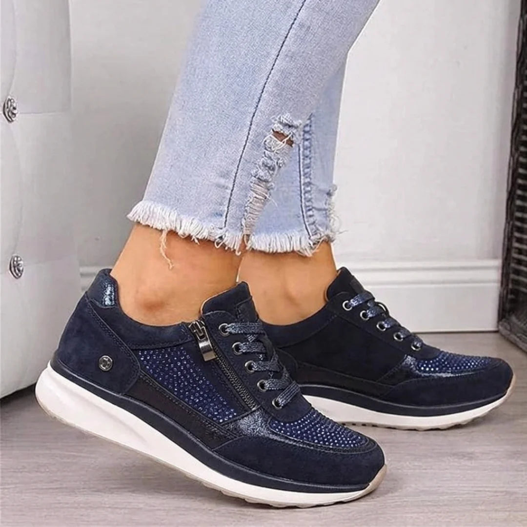 Women’s Zip-Up Supportive Comfort Trainers
