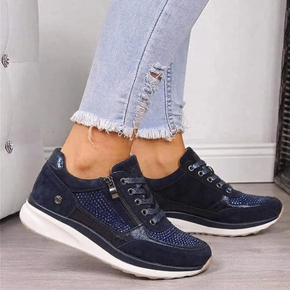Women’s Zip-Up Supportive Comfort Trainers