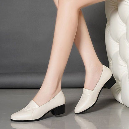 Women's Trendy Non-Slip Soft Sole Short Heeled Shoes