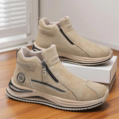 Men’s High-Top Slip-On Workwear Chelsea Boots