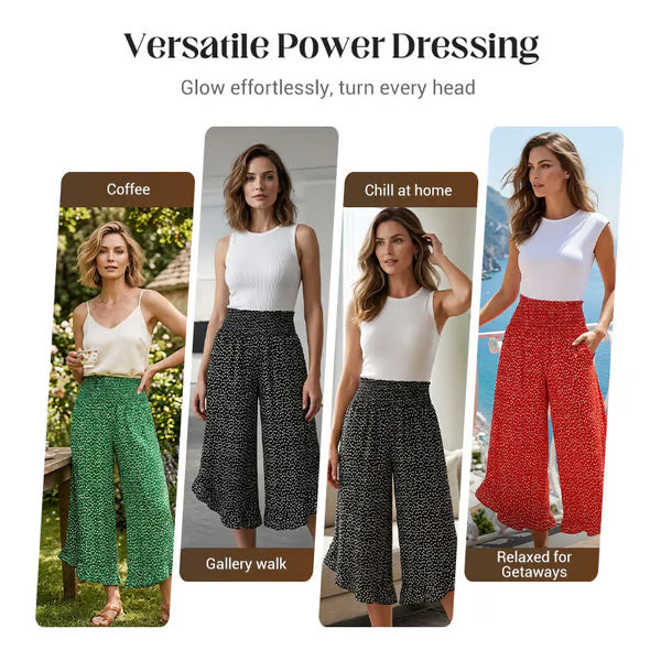 Women’s Flowy Wide-Leg Trousers