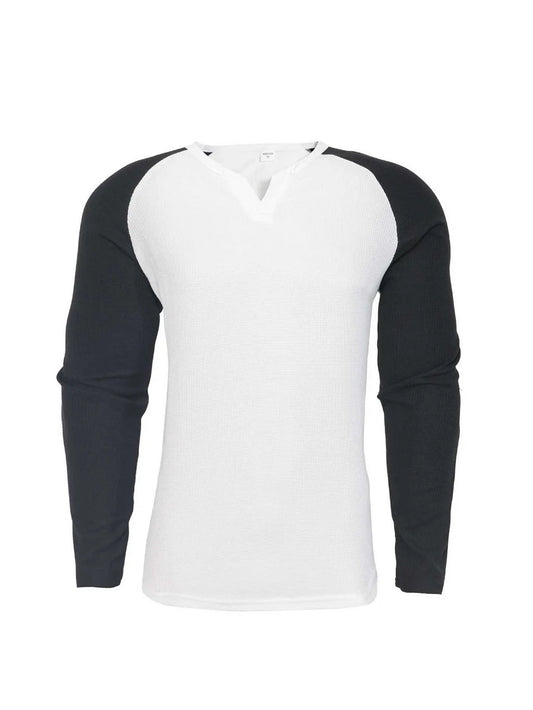 Men’s Slim Fit Ribbed Raglan Top Set