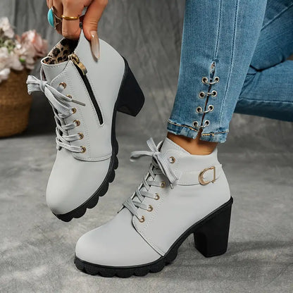 Women’s Chunky Heel Ankle Boots