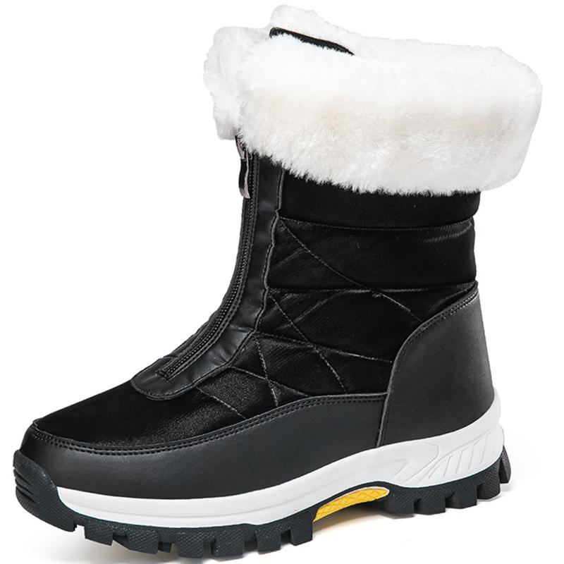Women’s Warm Non-Slip Zipper Snow Boots