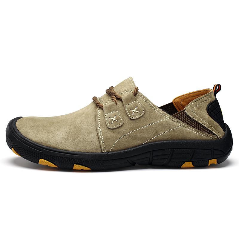 Men’s Wide-Fit Pigskin Leather-Look Soft-Sole Driving Loafers