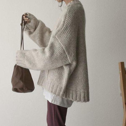 Women's Soft Chunky Knit Pocket Jumper