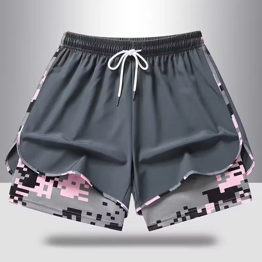 Women’s 2-in-1 Layered Athletic Shorts