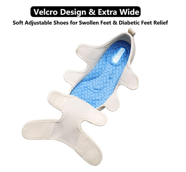 Plus Size Wide Diabetic Sandals for Swollen Feet