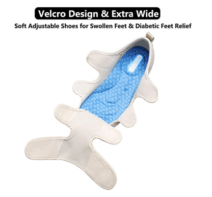 Plus Size Wide Diabetic Sandals for Swollen Feet