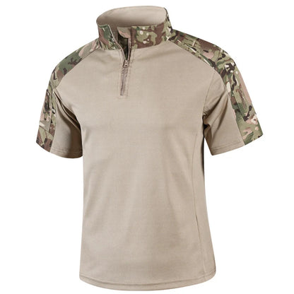 Men’s Short-Sleeve Tactical Quarter-Zip Top