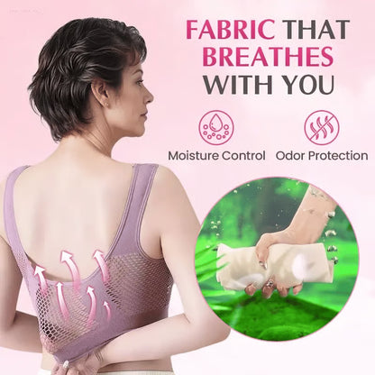 Breathable Wire-Free Comfort Bra