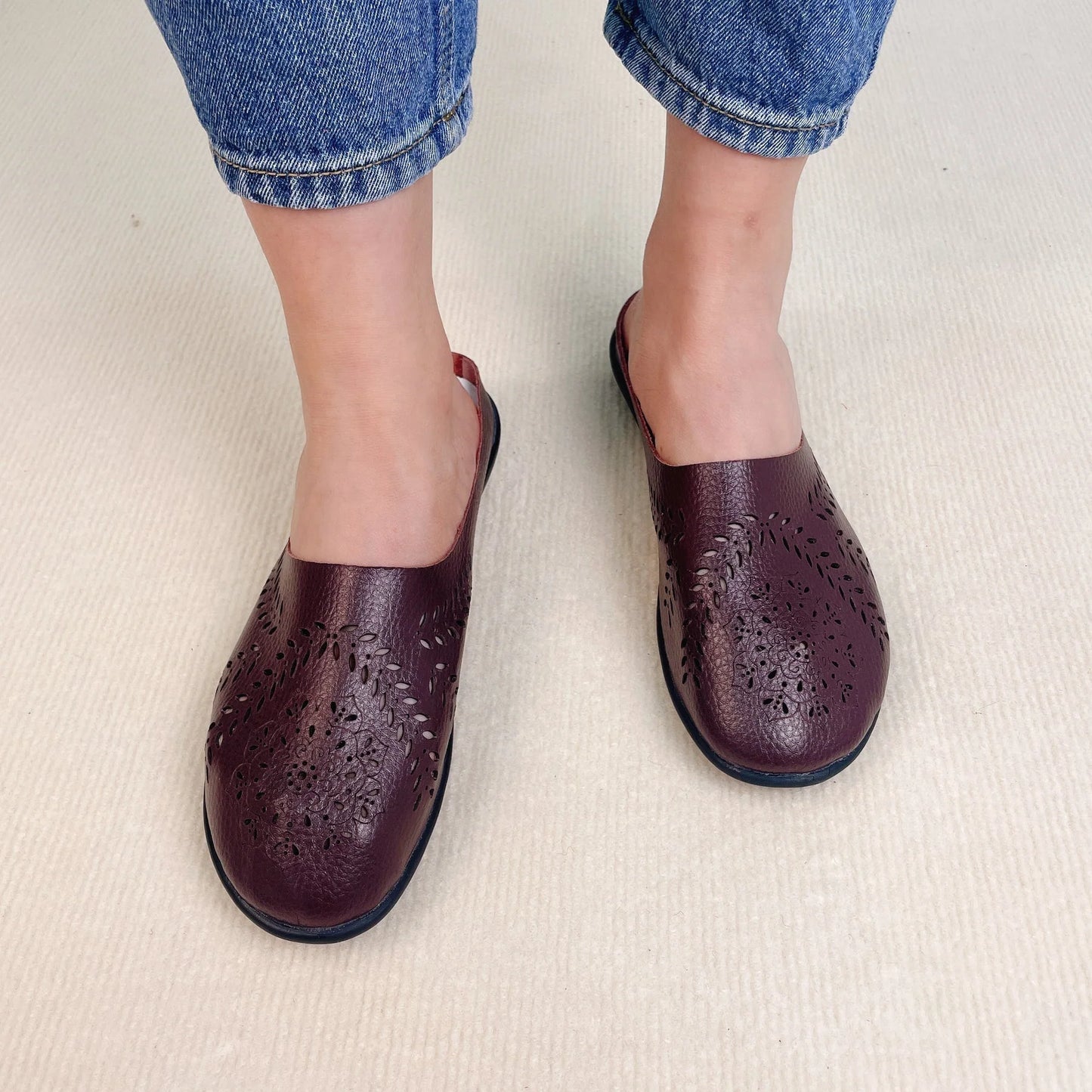 Women’s Cut-Out Slip-On Mules