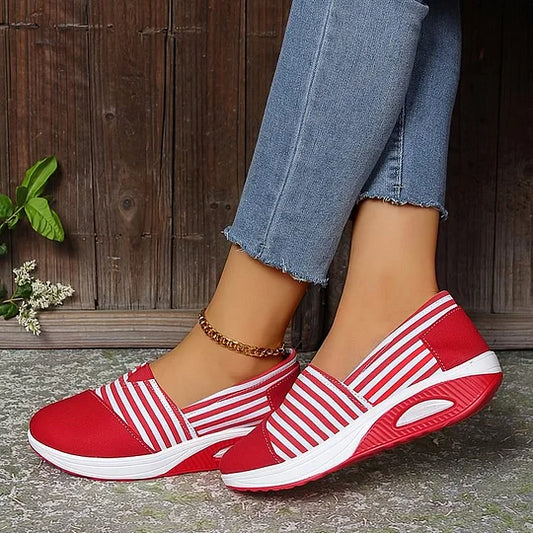 Women’s Striped Comfort Trainers