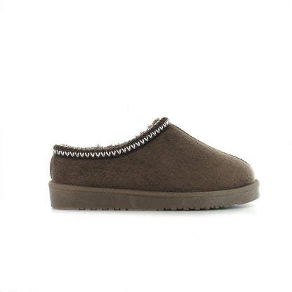 Women’s Wide-Fit Fur-Lined Anti-Slip Outdoor Slippers