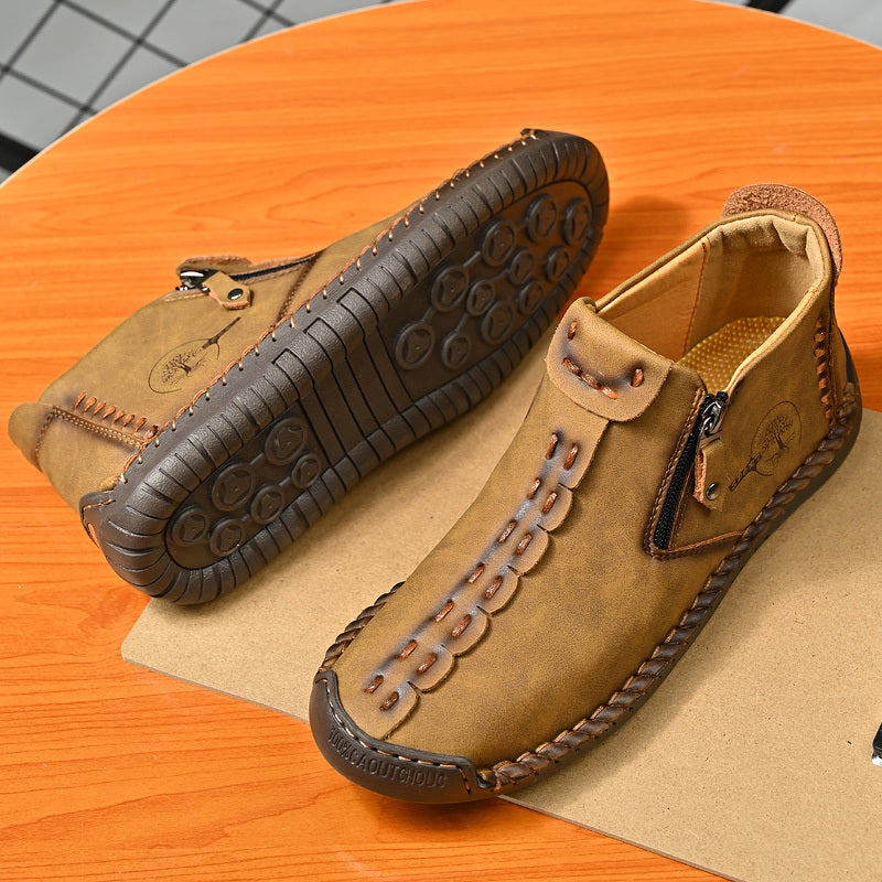 Women's Non-Slip Leather-Look Medieval-Style Boots