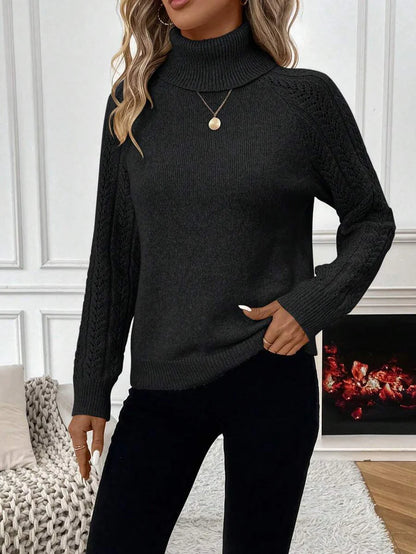 Women’s Classic Turtleneck Knit Sweater