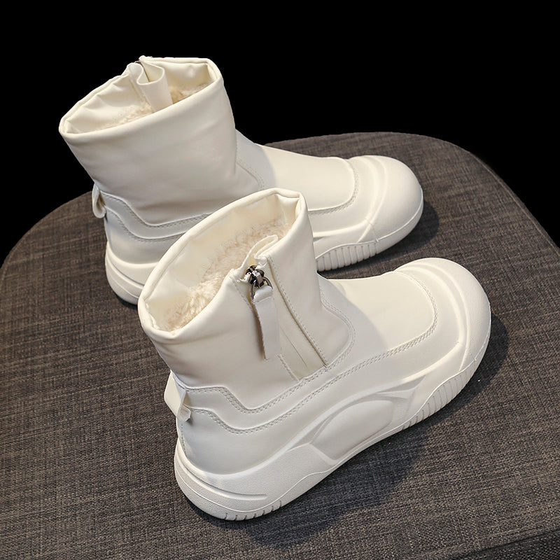 Women's High Heel Zip Boots