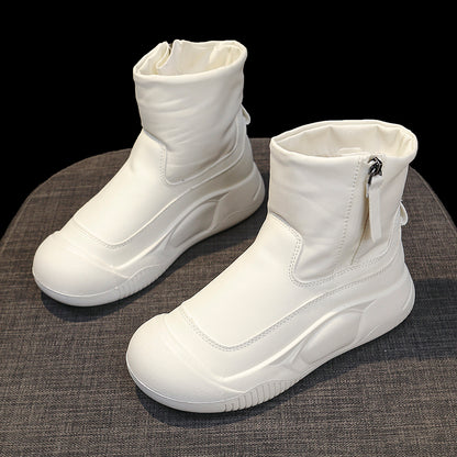 Women's High Heel Zip Boots