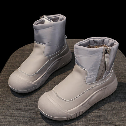 Women's High Heel Zip Boots