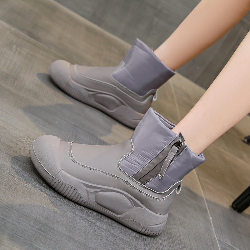 Women's High Heel Zip Boots