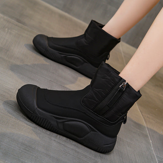 Women's High Heel Zip Boots