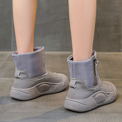 Women's High Heel Zip Boots