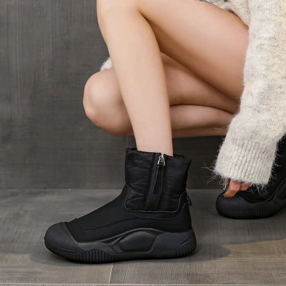 Women's High Heel Zip Boots