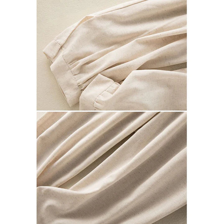 Women's Drawstring Cotton Harem Trousers