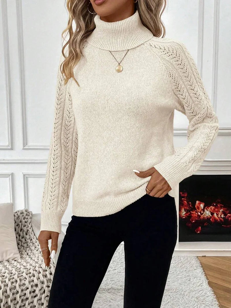 Women’s Classic Turtleneck Knit Sweater