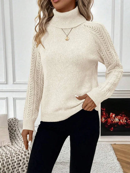 Women’s Classic Turtleneck Knit Sweater