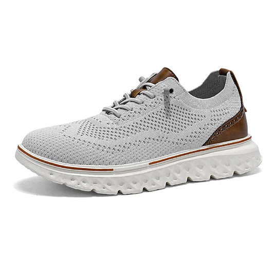 Men's Lightweight Shoes – Breathable Casual Walking Trainers, Comfortable Mesh Dress Shoes