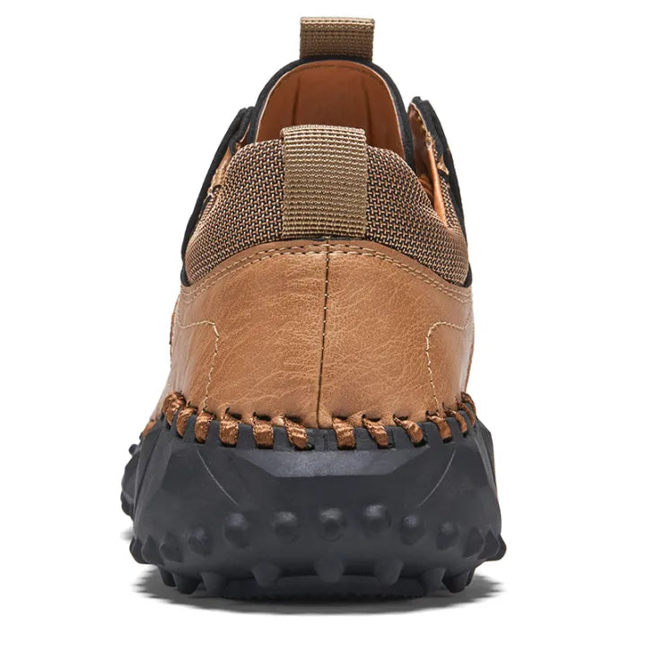 Men’s Vintage Leather-Look Hiking Shoes