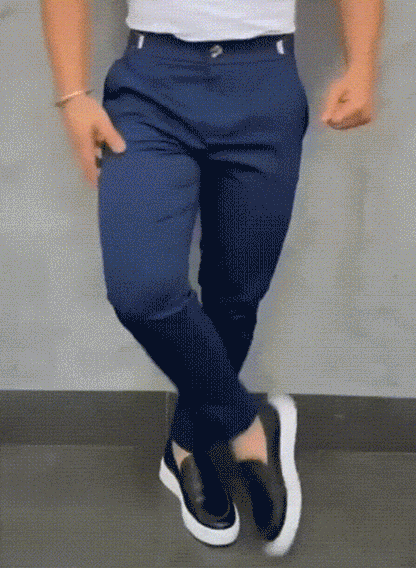 Men’s Slim Fit 4-Way Stretch Smart Trousers