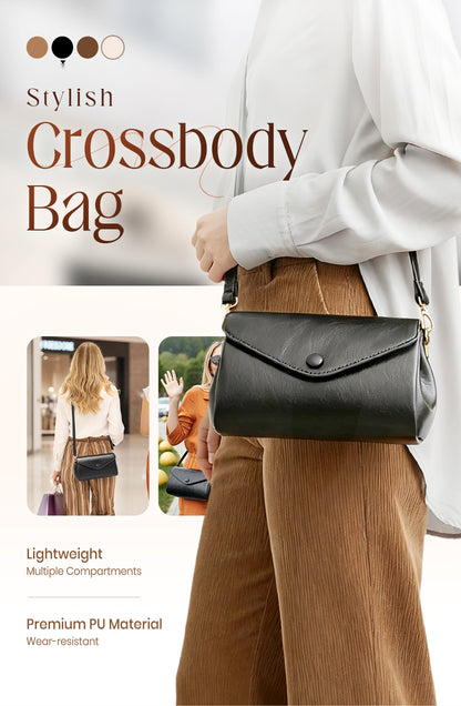 Women’s Minimal Envelope Crossbody Shoulder Bag