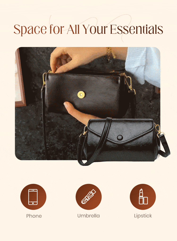 Women’s Minimal Envelope Crossbody Shoulder Bag