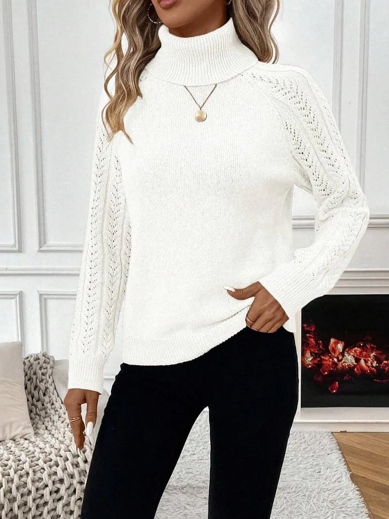 Women’s Classic Turtleneck Knit Sweater
