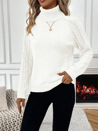 Women’s Classic Turtleneck Knit Sweater