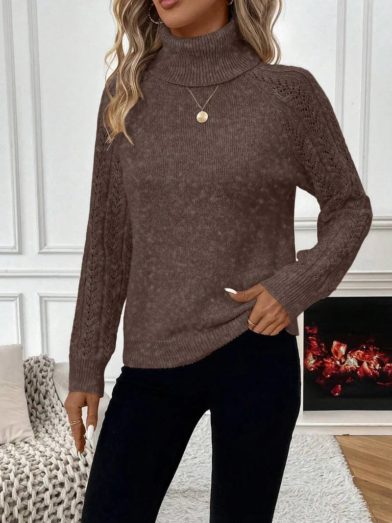 Women’s Classic Turtleneck Knit Sweater