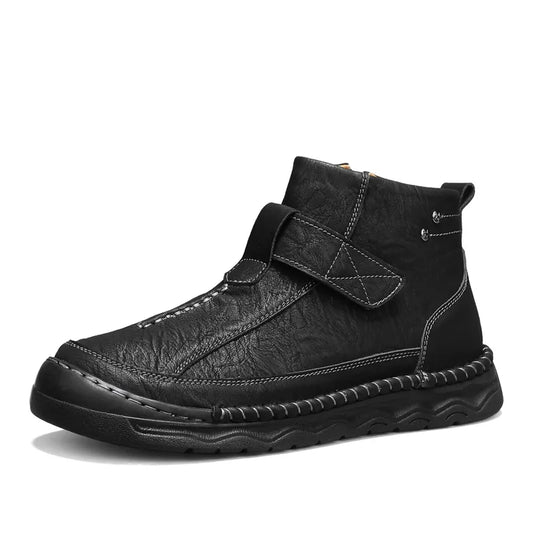 Men’s Long-Lasting Leather-Look Boots