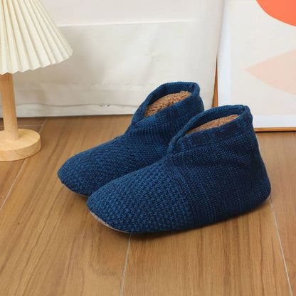 Plus-Size Foldable Sherpa-Lined Slipper Socks