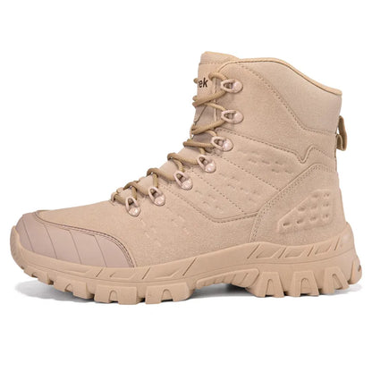 Men’s Armoured Waterproof Kevlar-Midsole Tactical Field Boots