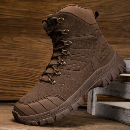 Men’s Armoured Waterproof Kevlar-Midsole Tactical Field Boots